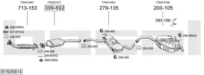 Система выпуска ОГ BOSAL купить