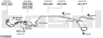 Система выпуска ОГ BOSAL купить