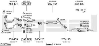 Система выпуска ОГ BOSAL купить