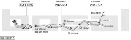 Система выпуска ОГ BOSAL купить