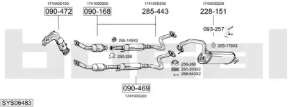 Система выпуска ОГ BOSAL купить