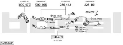 Система выпуска ОГ BOSAL купить