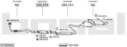 Система выпуска ОГ BOSAL купить