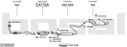 Система выпуска ОГ BOSAL купить