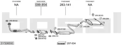Система выпуска ОГ BOSAL купить