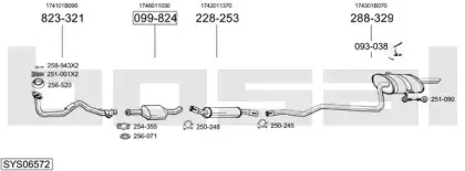 Система выпуска ОГ BOSAL купить