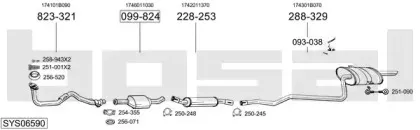 Система выпуска ОГ BOSAL купить