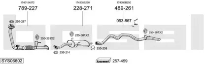Система выпуска ОГ BOSAL купить