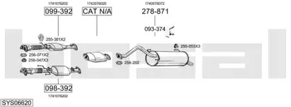 Система выпуска ОГ BOSAL купить