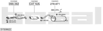 Система выпуска ОГ BOSAL купить