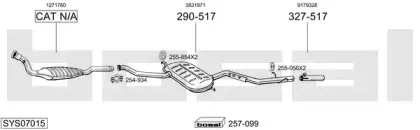 Система выпуска ОГ BOSAL купить