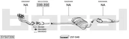 Система выпуска ОГ BOSAL купить