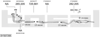 Система выпуска ОГ BOSAL купить