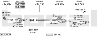 Система выпуска ОГ BOSAL купить