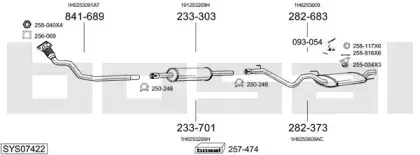 Система выпуска ОГ BOSAL купить
