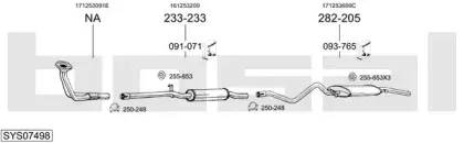 Система выпуска ОГ BOSAL купить