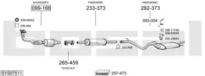Система выпуска ОГ BOSAL купить