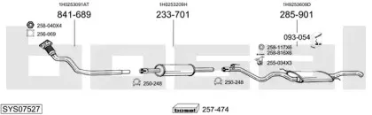 Система выпуска ОГ BOSAL купить