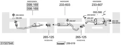 Система выпуска ОГ BOSAL купить