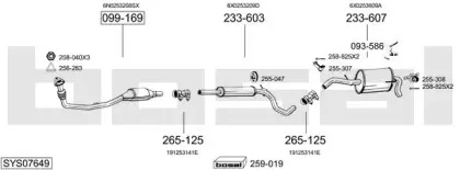 Система выпуска ОГ BOSAL купить