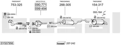 Система выпуска ОГ BOSAL купить