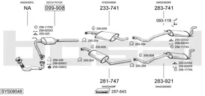 Система выпуска ОГ BOSAL купить