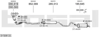 Система выпуска ОГ BOSAL купить