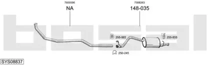 Система выпуска ОГ BOSAL купить