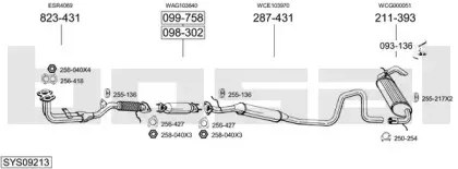 Система выпуска ОГ BOSAL купить
