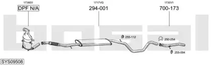 Система выпуска ОГ BOSAL купить