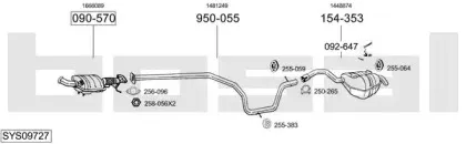 Система выпуска ОГ BOSAL купить