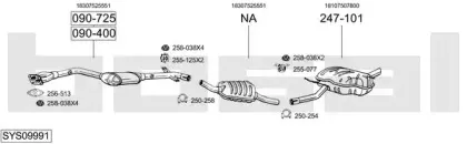 Система выпуска ОГ BOSAL купить