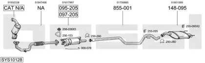 Система выпуска ОГ BOSAL купить