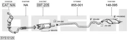 Система выпуска ОГ BOSAL купить
