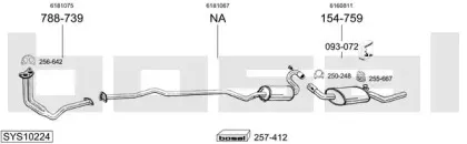 Система выпуска ОГ BOSAL купить