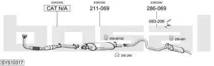 Система выпуска ОГ BOSAL купить