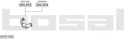 Система выпуска ОГ BOSAL купить