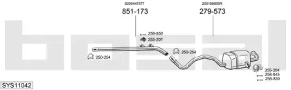 Система выпуска ОГ BOSAL купить