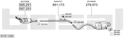 Система выпуска ОГ BOSAL купить