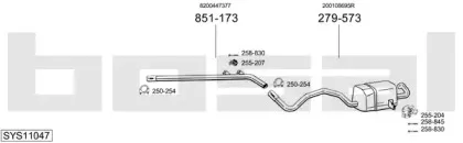 Система выпуска ОГ BOSAL купить