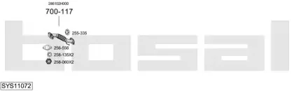 Система выпуска ОГ BOSAL купить