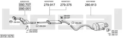 Система выпуска ОГ BOSAL купить