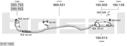 Система выпуска ОГ BOSAL купить