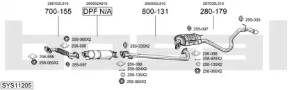 Система выпуска ОГ BOSAL купить
