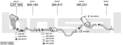 Система выпуска ОГ BOSAL купить