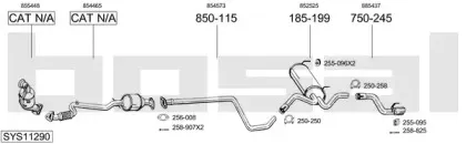 Система выпуска ОГ BOSAL купить