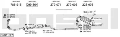 Система выпуска ОГ BOSAL купить
