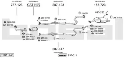 Система выпуска ОГ BOSAL купить