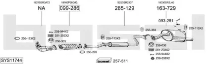 Система выпуска ОГ BOSAL купить