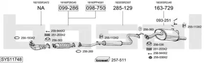 Система выпуска ОГ BOSAL купить
